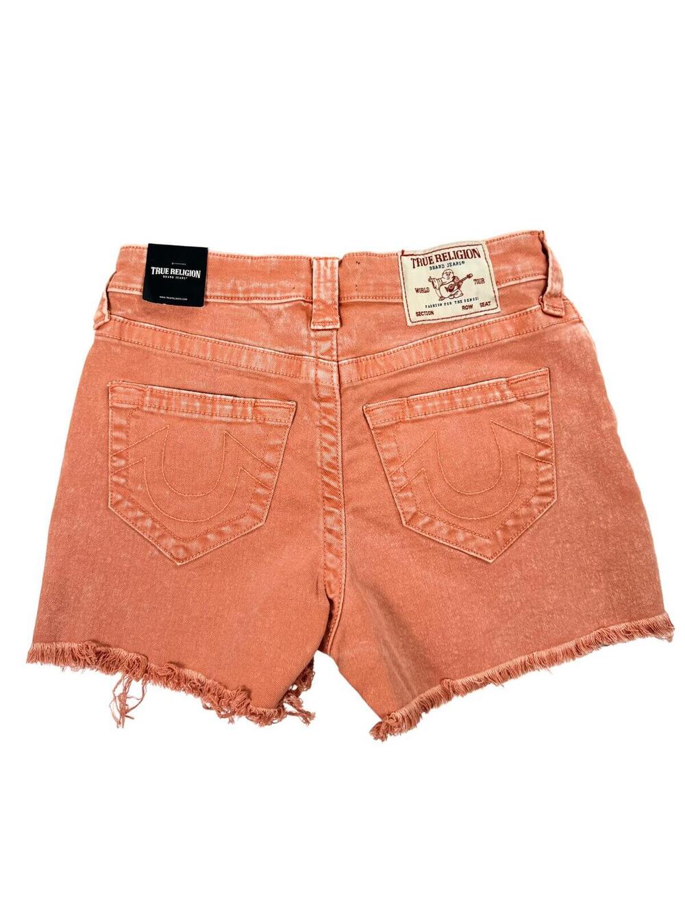 True Religion Maisie High Rise Denim Shorts NWT Size 25